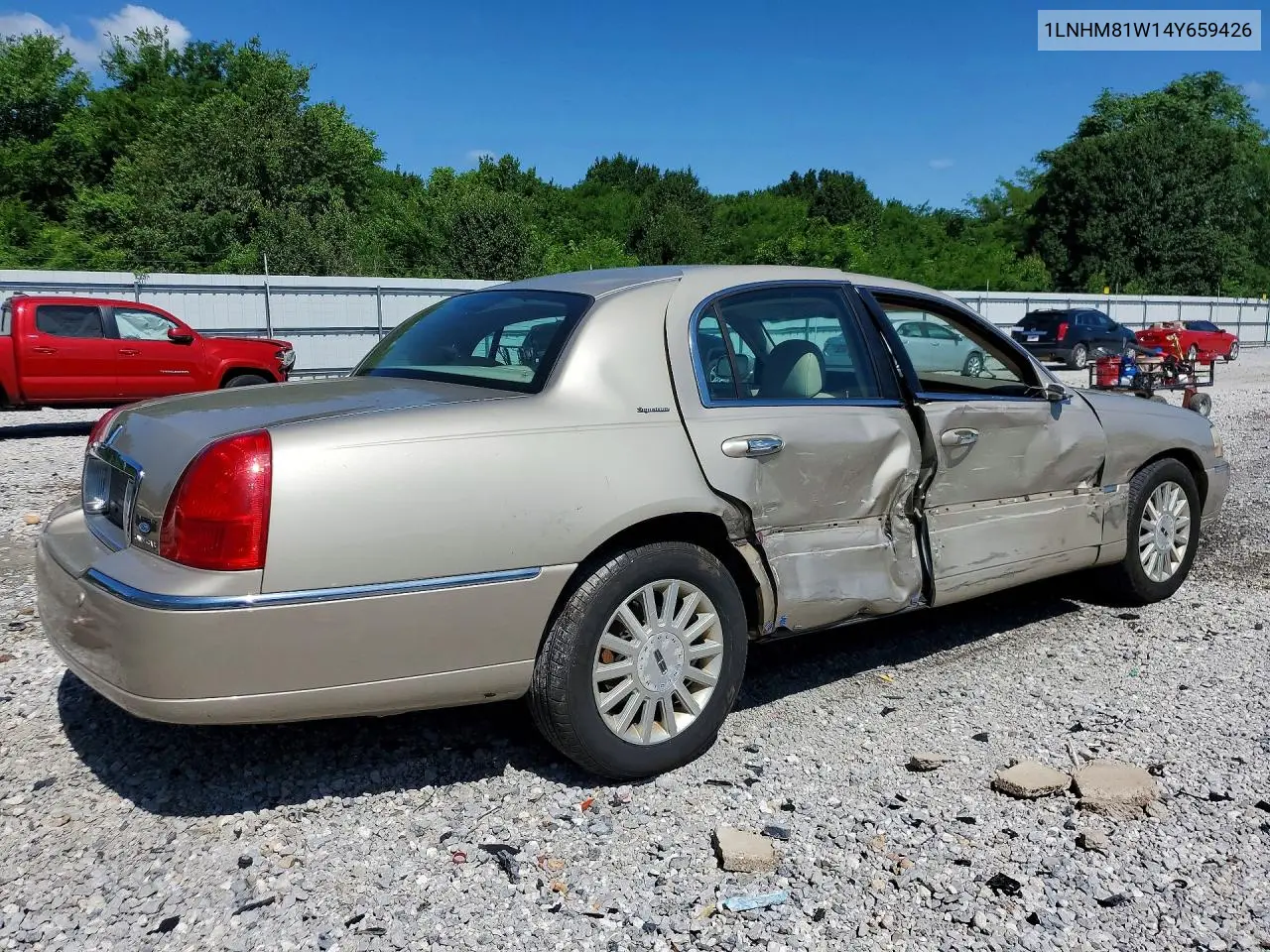 2004 Lincoln Town Car VIN: 1LNHM81W14Y659426 Lot: 53720616
