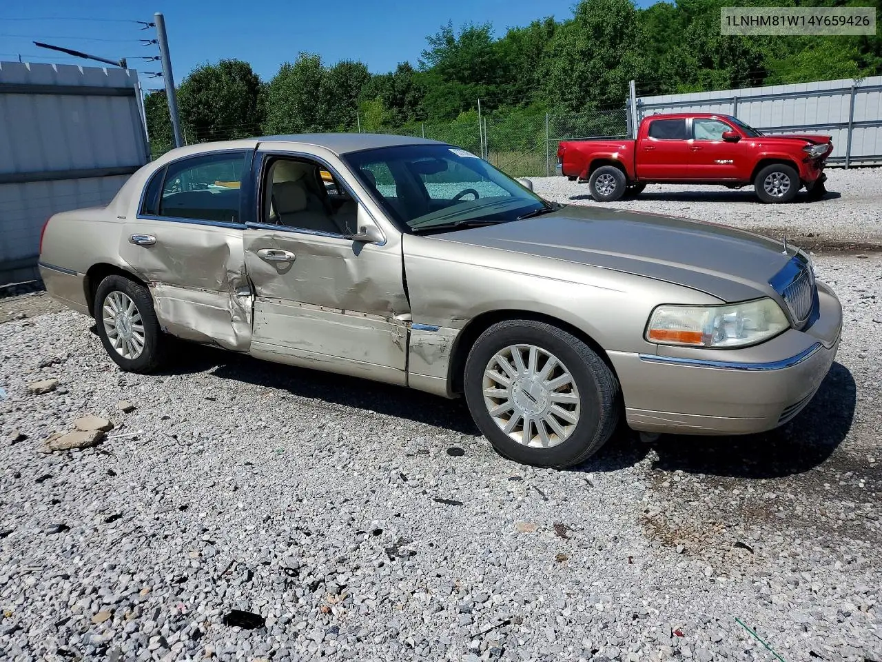 2004 Lincoln Town Car VIN: 1LNHM81W14Y659426 Lot: 53720616
