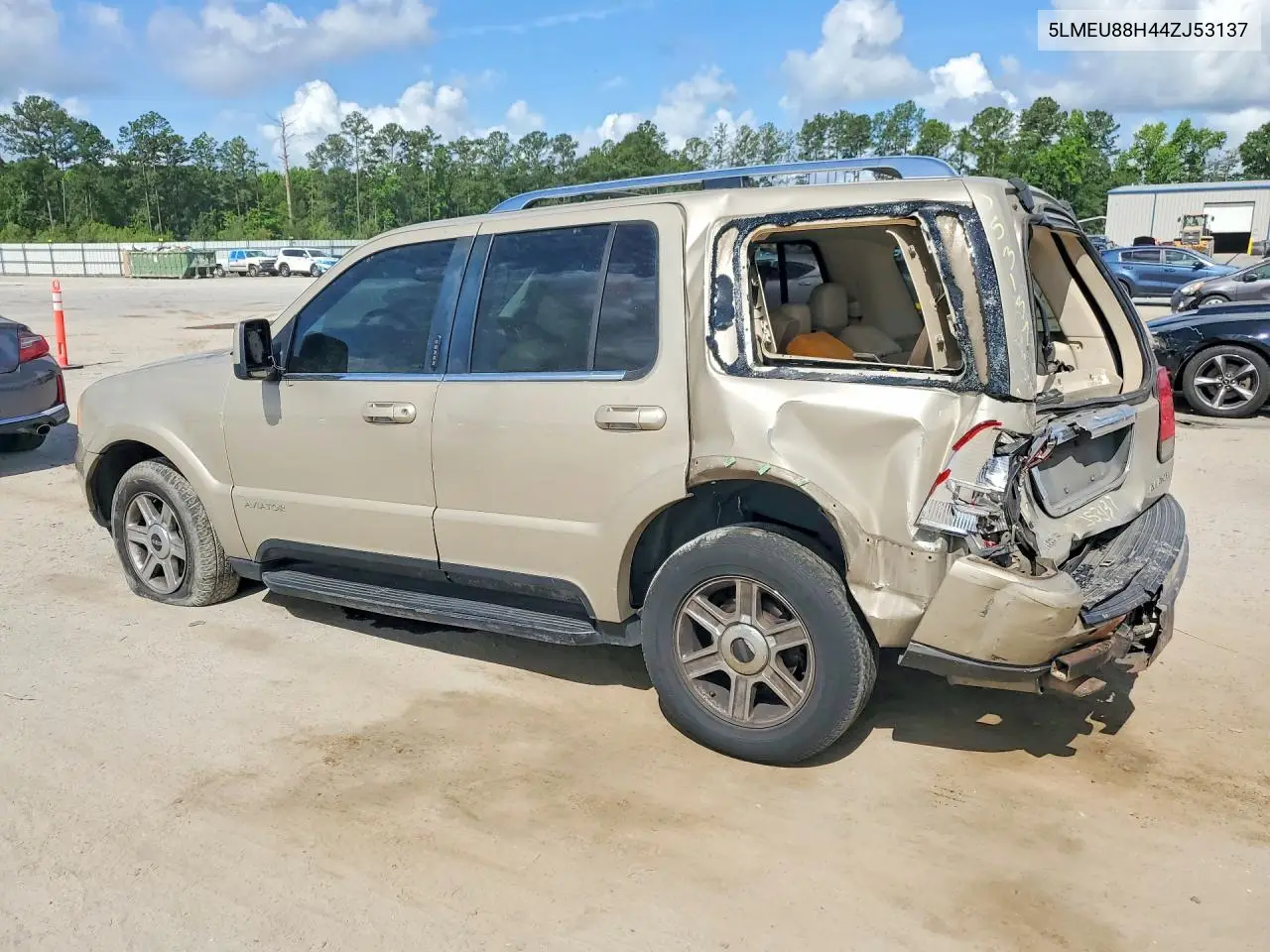 2004 Lincoln Aviator VIN: 5LMEU88H44ZJ53137 Lot: 54429346