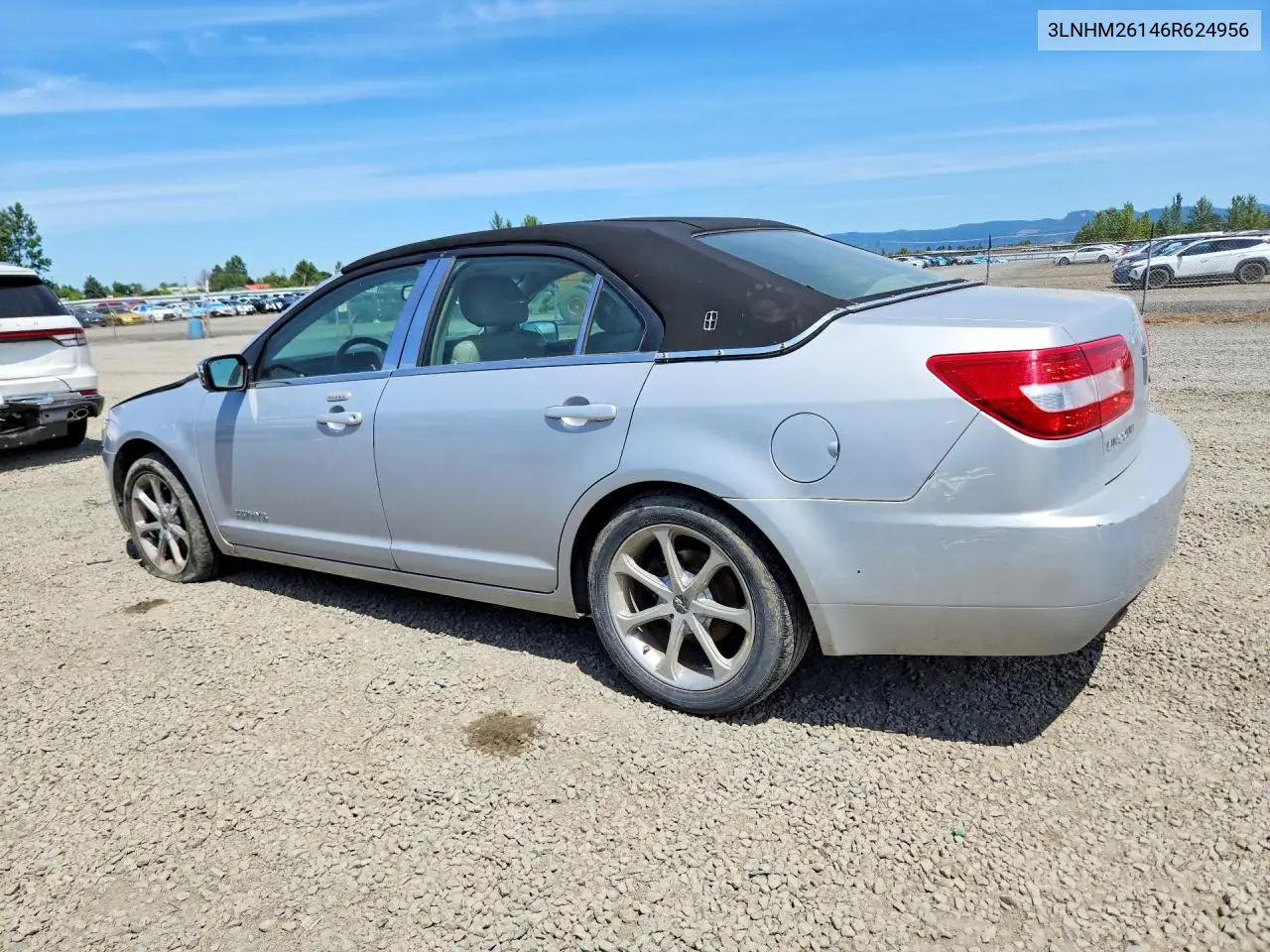 2006 Lincoln Zephyr VIN: 3LNHM26146R624956 Lot: 55507856