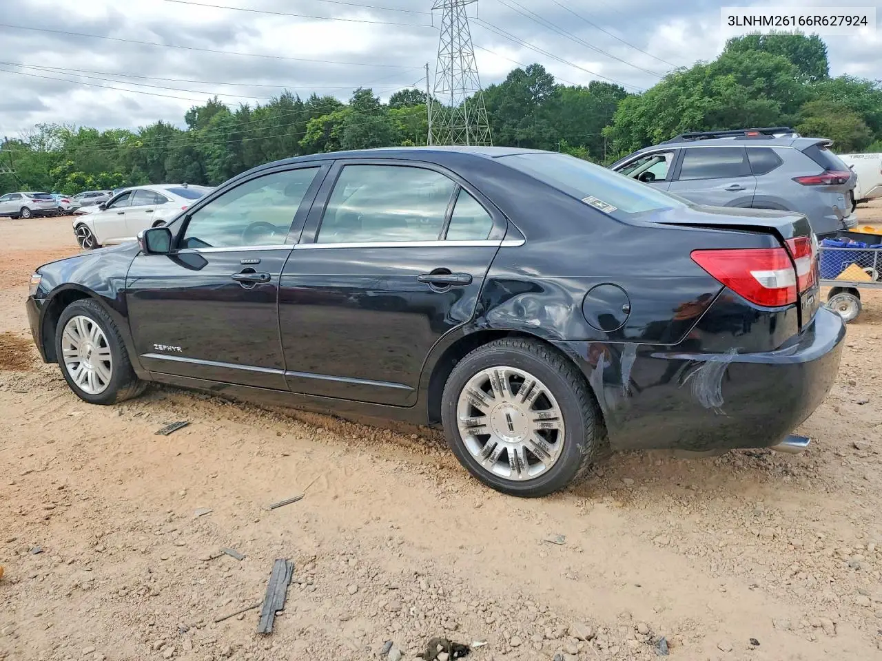 2006 Lincoln Zephyr VIN: 3LNHM26166R627924 Lot: 57619066