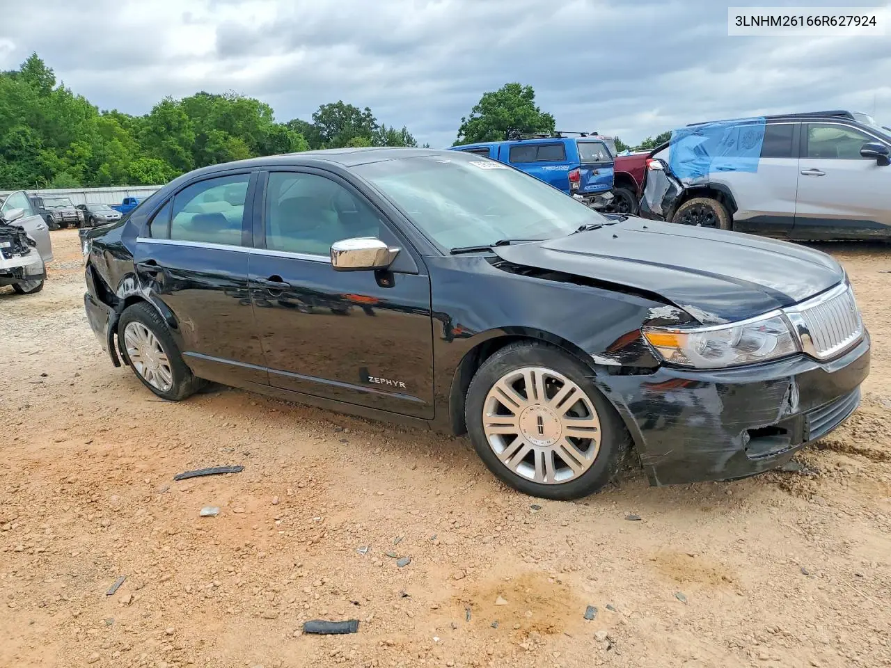 2006 Lincoln Zephyr VIN: 3LNHM26166R627924 Lot: 57619066
