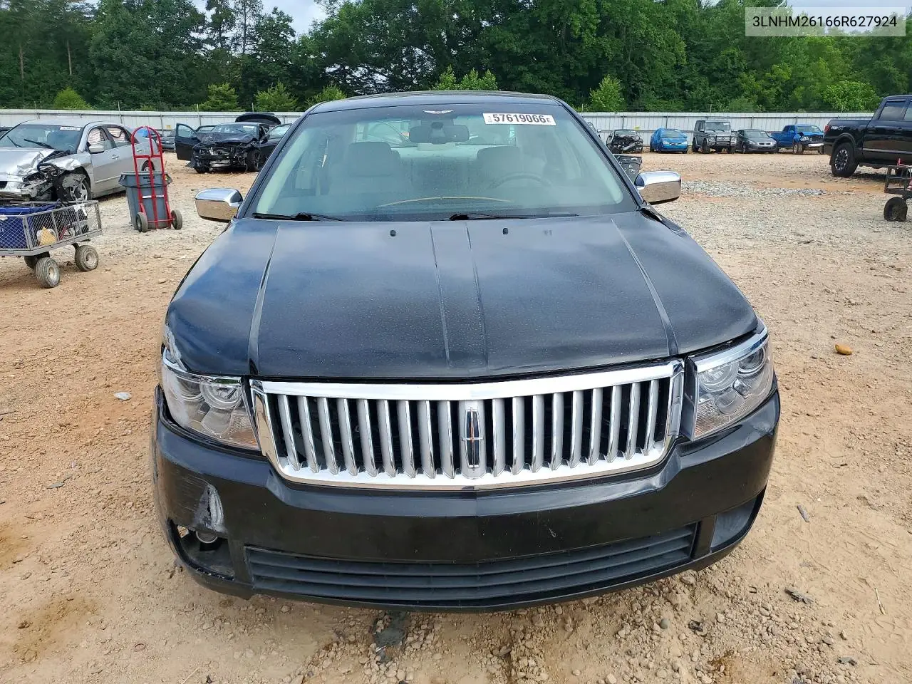 2006 Lincoln Zephyr VIN: 3LNHM26166R627924 Lot: 57619066