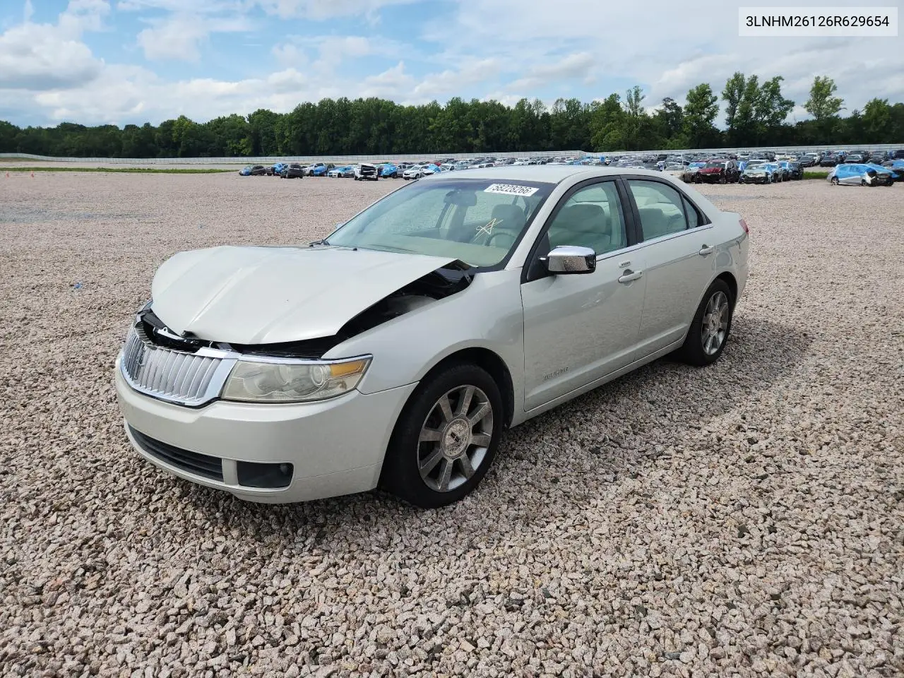 2006 Lincoln Zephyr VIN: 3LNHM26126R629654 Lot: 58228266