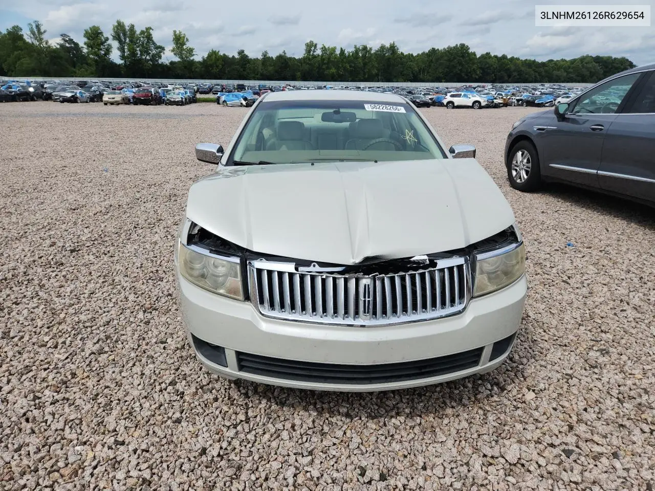 2006 Lincoln Zephyr VIN: 3LNHM26126R629654 Lot: 58228266