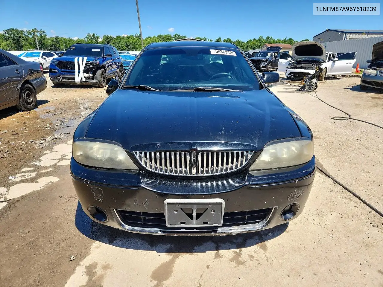 2006 Lincoln Ls VIN: 1LNFM87A96Y618239 Lot: 58369106