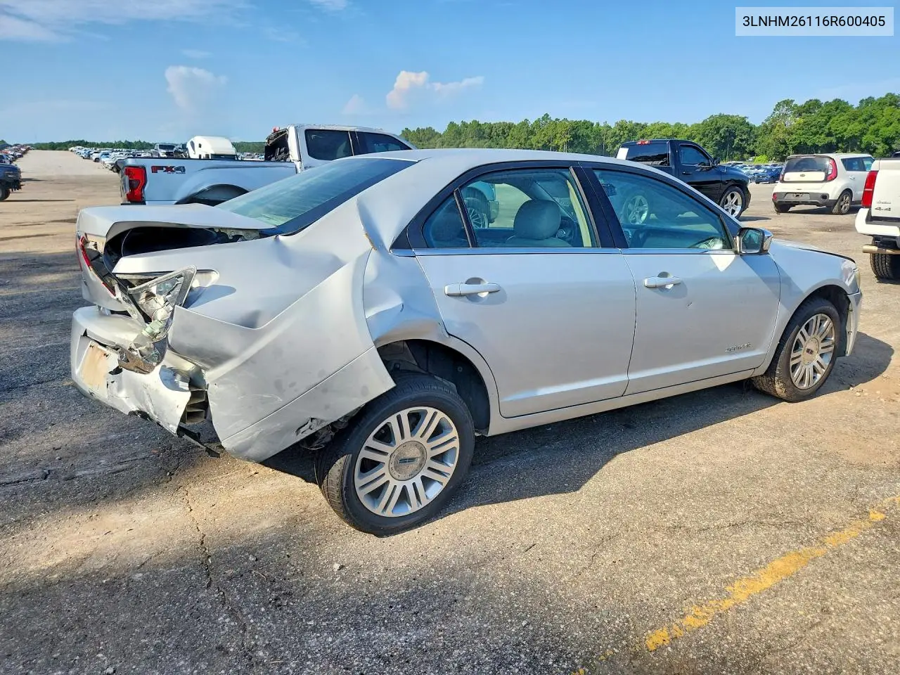 2006 Lincoln Zephyr VIN: 3LNHM26116R600405 Lot: 59080406