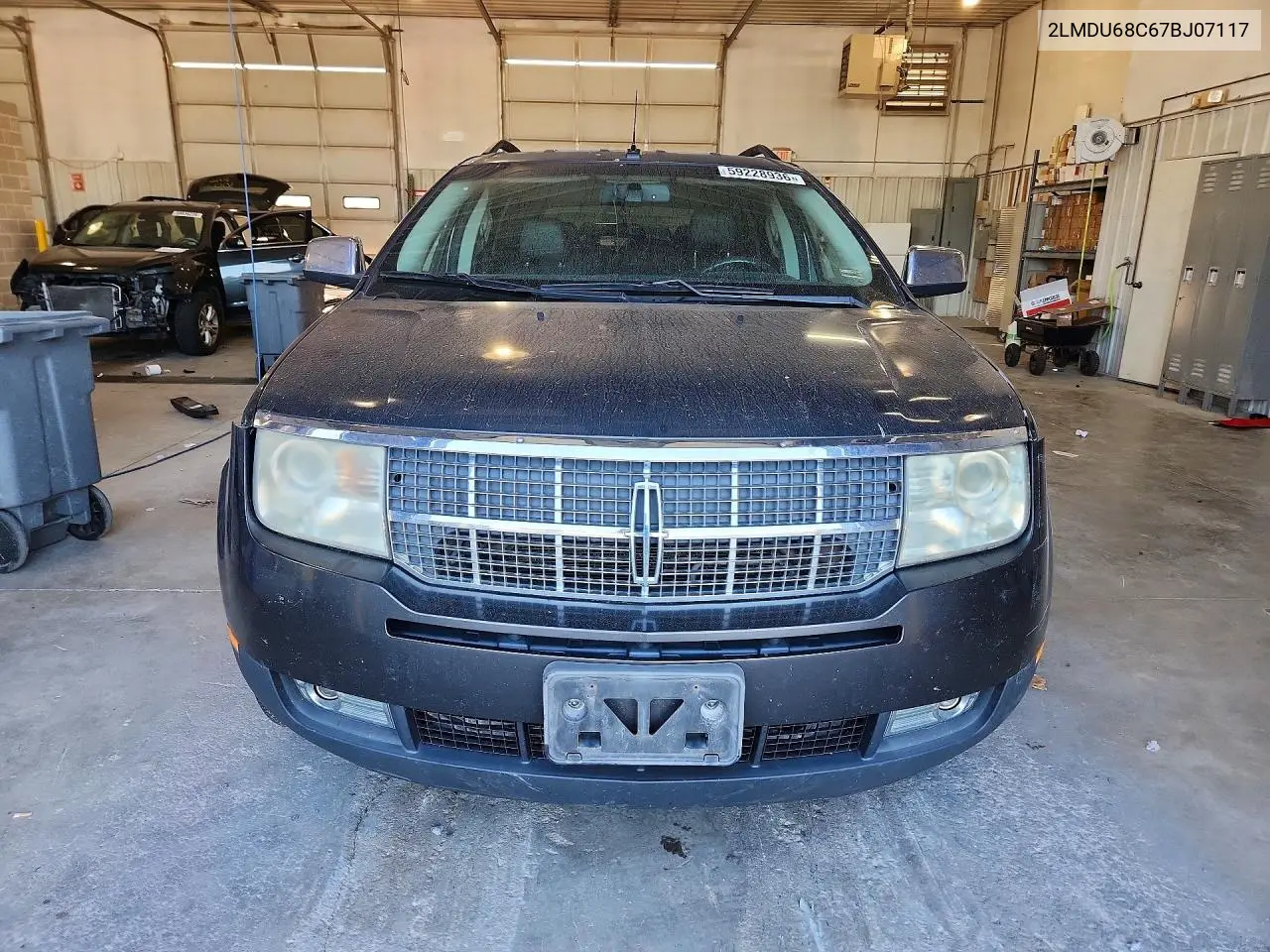 2007 Lincoln Mkx VIN: 2LMDU68C67BJ07117 Lot: 59228936