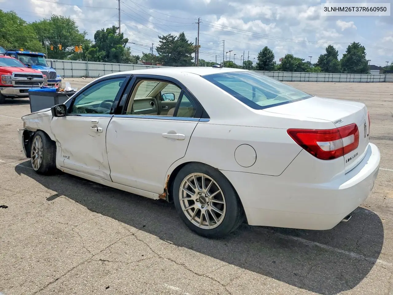 2007 Lincoln Mkz VIN: 3LNHM26T37R660950 Lot: 59839266