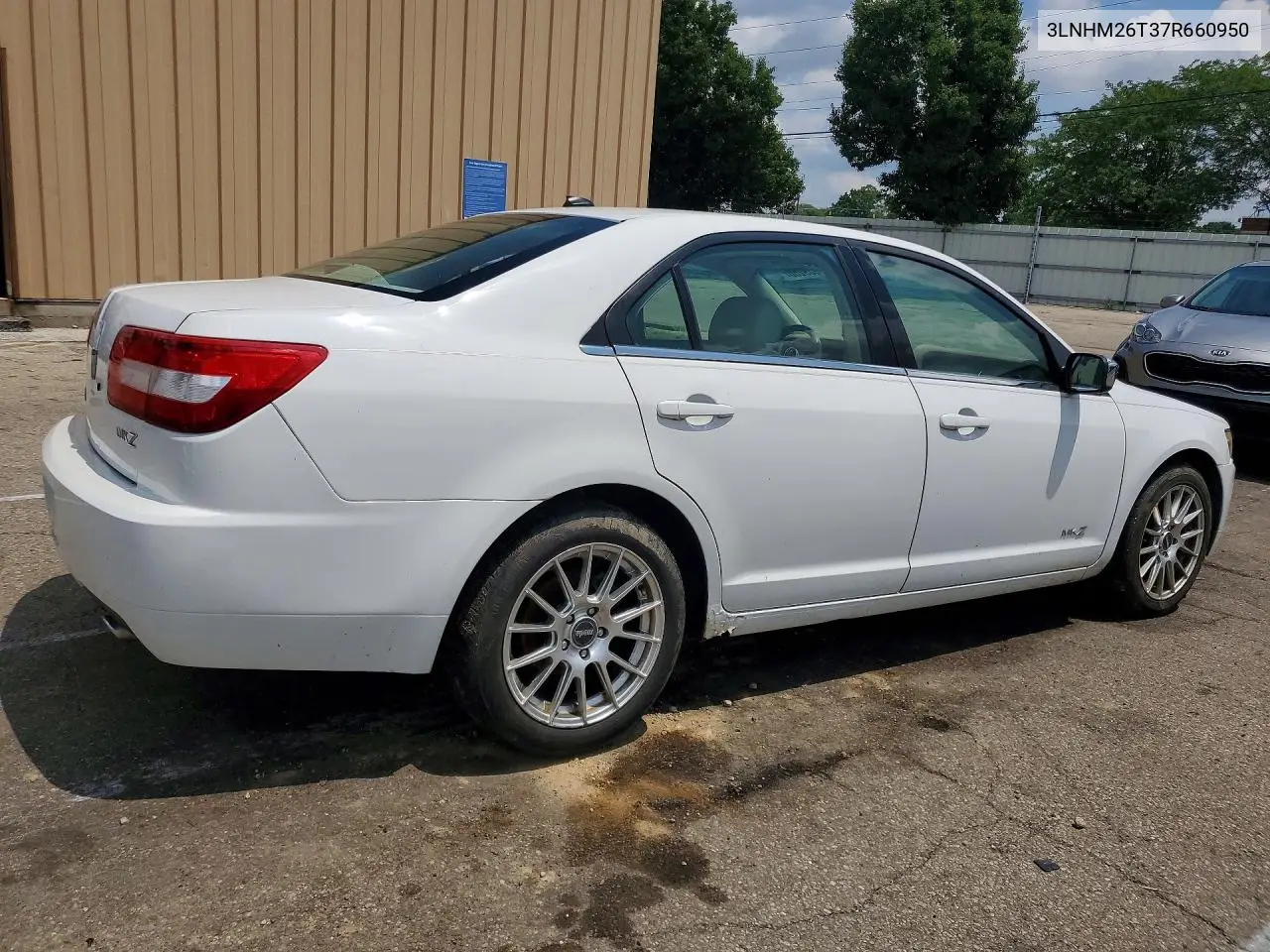2007 Lincoln Mkz VIN: 3LNHM26T37R660950 Lot: 59839266