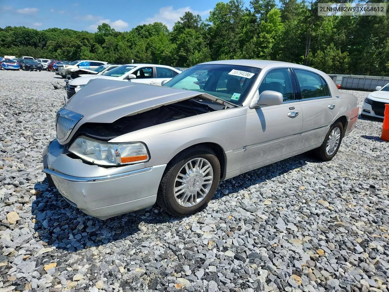 2008 Lincoln Town Car Signature Limited VIN: 2LNHM82W98X658612 Lot: 55794286