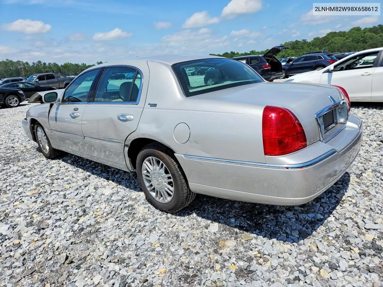 2008 Lincoln Town Car Signature Limited VIN: 2LNHM82W98X658612 Lot: 55794286