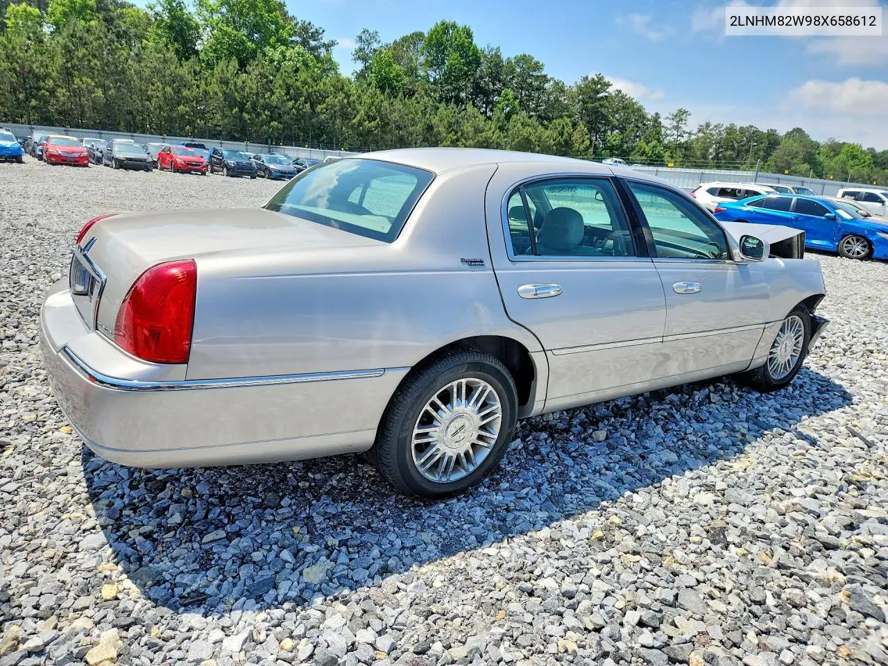 2008 Lincoln Town Car Signature Limited VIN: 2LNHM82W98X658612 Lot: 55794286