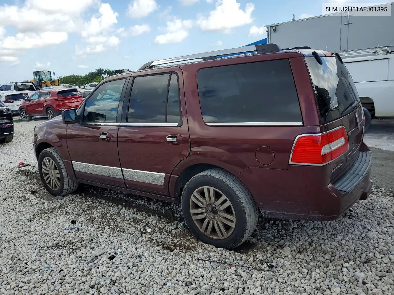 2010 Lincoln Navigator VIN: 5LMJJ2H51AEJ01395 Lot: 58694176
