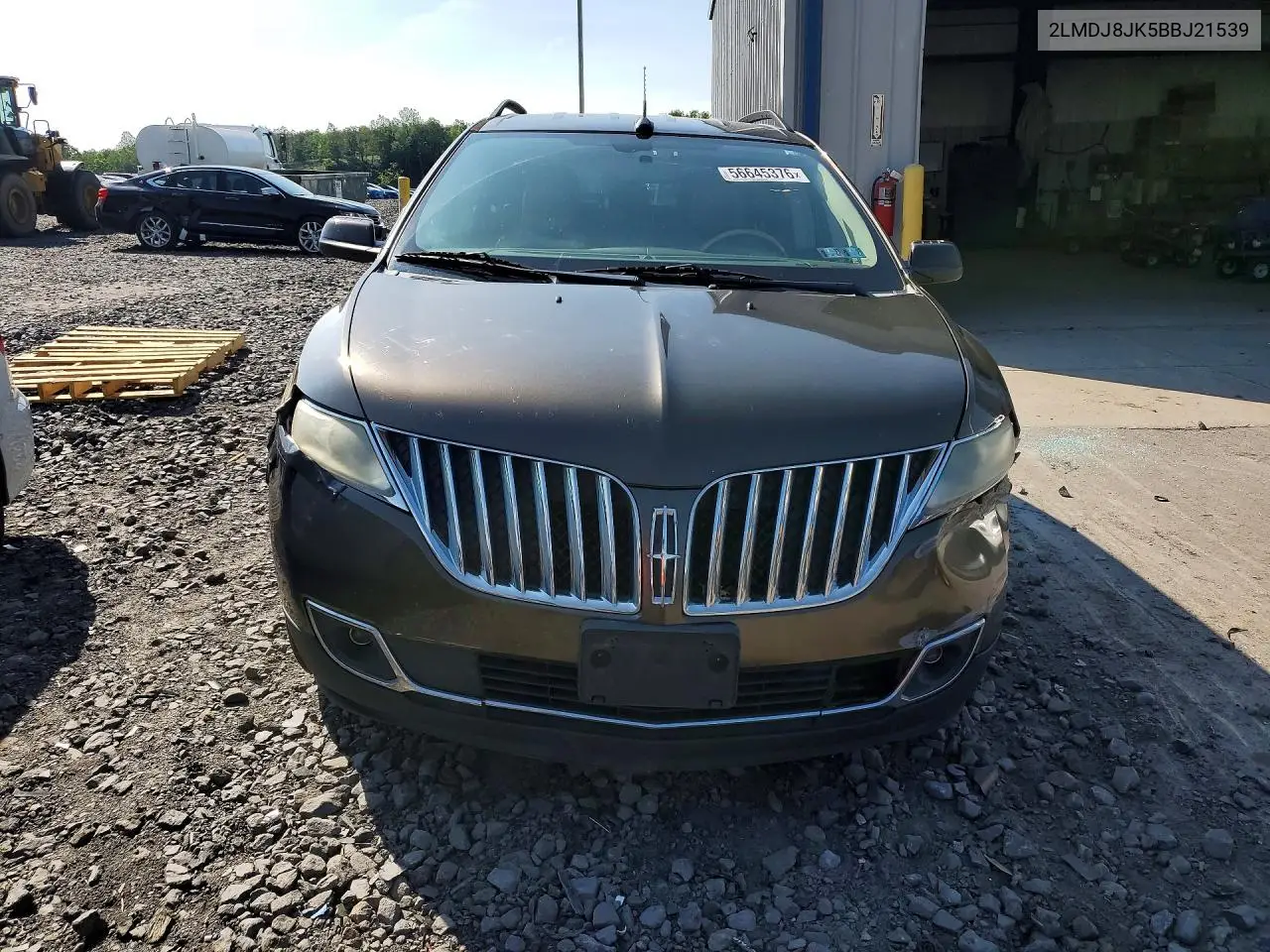 2011 Lincoln Mkx VIN: 2LMDJ8JK5BBJ21539 Lot: 56645376