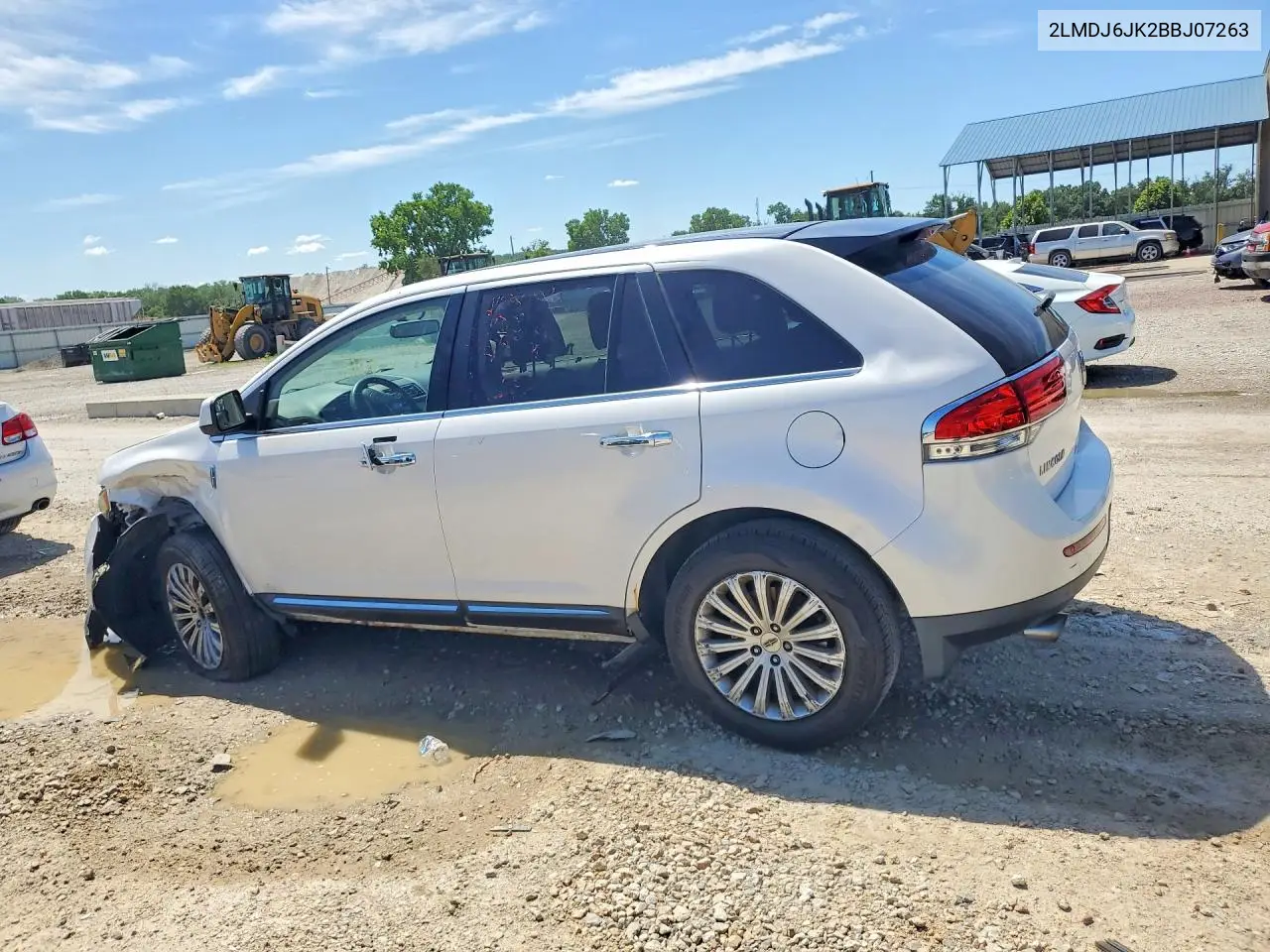 2011 Lincoln Mkx VIN: 2LMDJ6JK2BBJ07263 Lot: 57073566