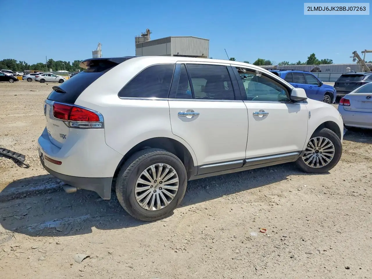 2011 Lincoln Mkx VIN: 2LMDJ6JK2BBJ07263 Lot: 57073566