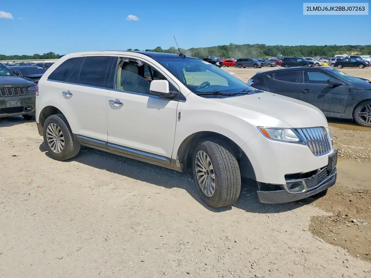 2011 Lincoln Mkx VIN: 2LMDJ6JK2BBJ07263 Lot: 57073566