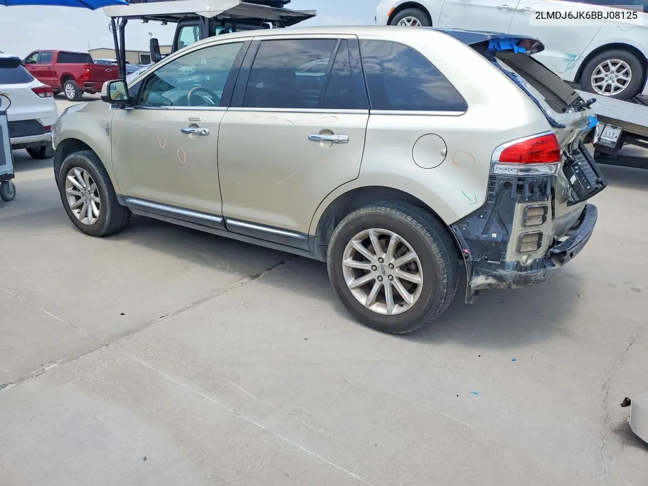 2011 Lincoln Mkx VIN: 2LMDJ6JK6BBJ08125 Lot: 58063196