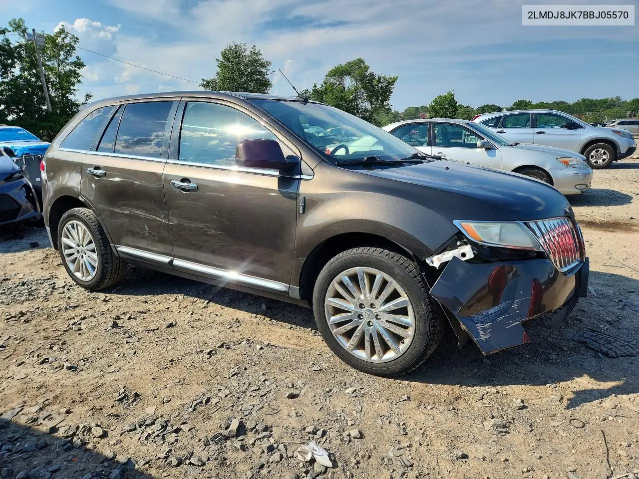 2011 Lincoln Mkx VIN: 2LMDJ8JK7BBJ05570 Lot: 58955136