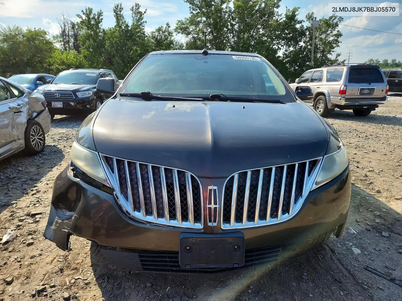 2011 Lincoln Mkx VIN: 2LMDJ8JK7BBJ05570 Lot: 58955136