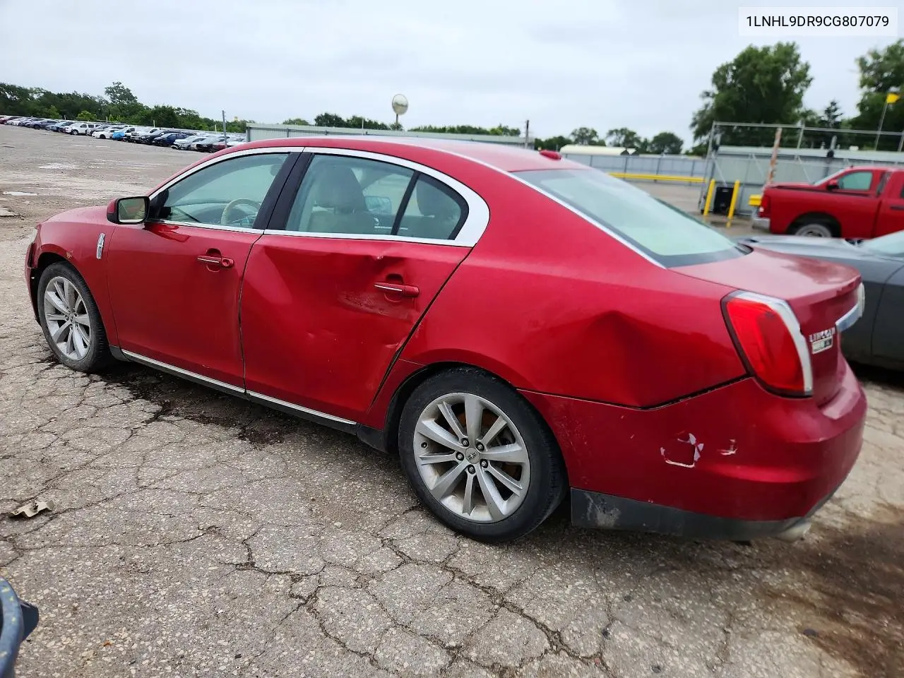 2012 Lincoln Mks VIN: 1LNHL9DR9CG807079 Lot: 58116246