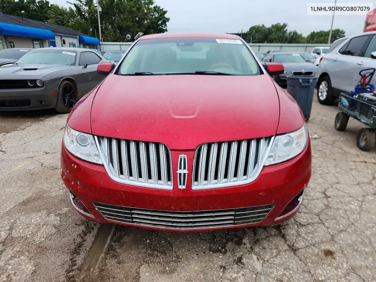 2012 Lincoln Mks VIN: 1LNHL9DR9CG807079 Lot: 58116246