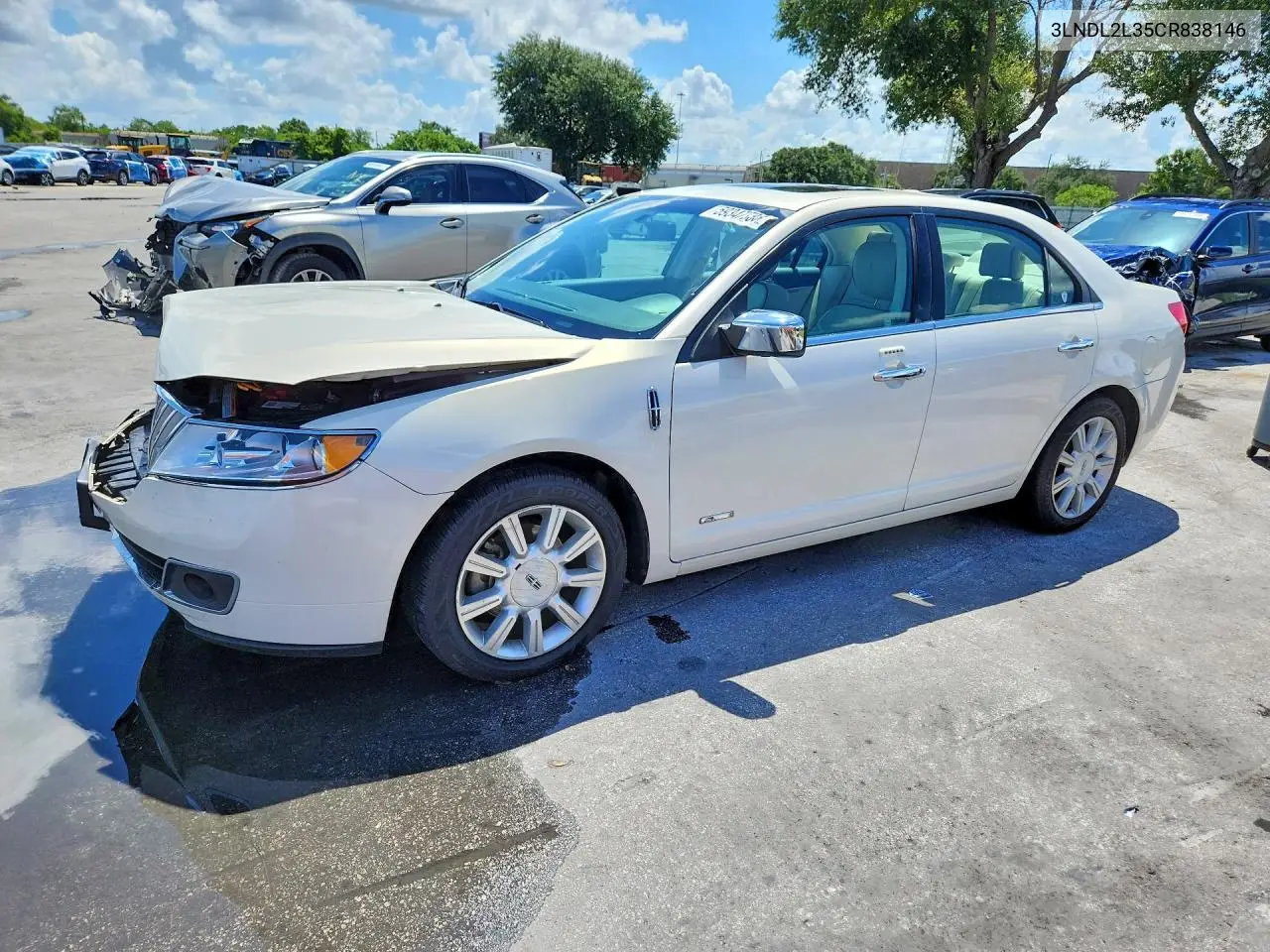 2012 Lincoln Mkz Hybrid VIN: 3LNDL2L35CR838146 Lot: 59347336