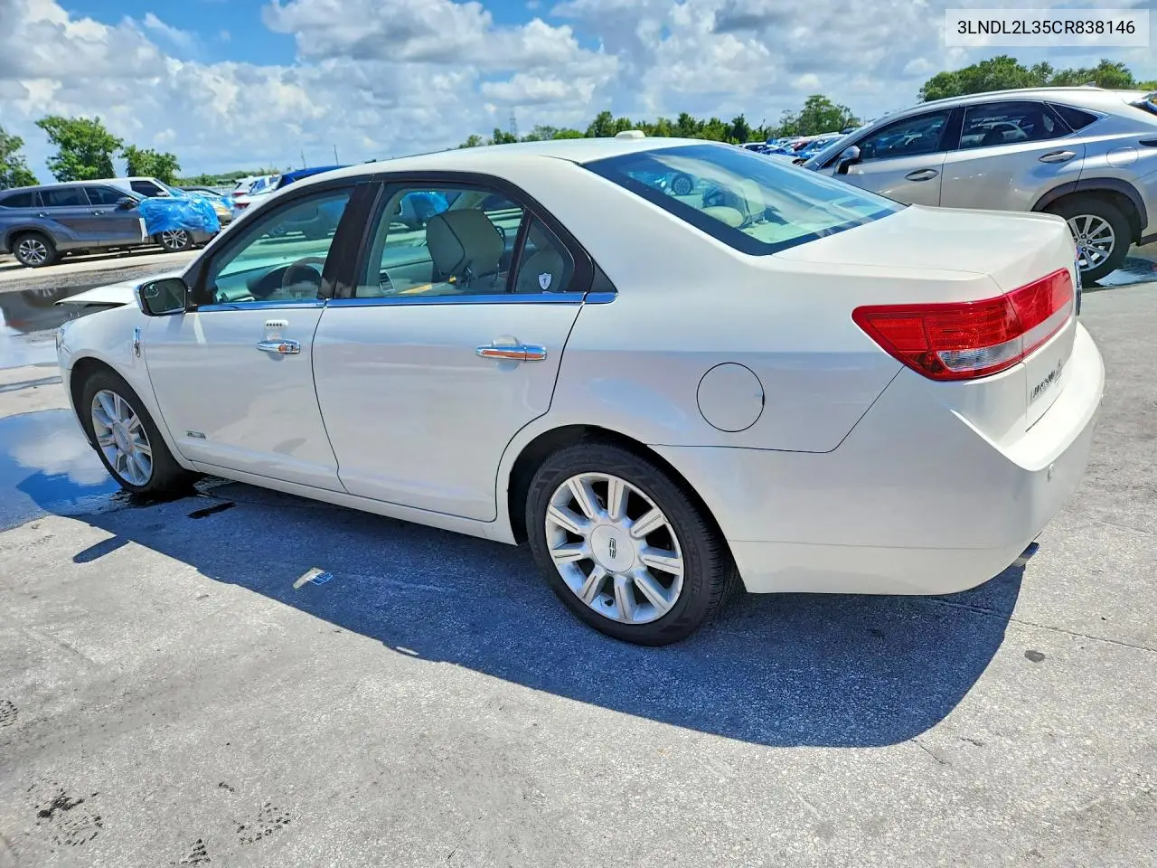 2012 Lincoln Mkz Hybrid VIN: 3LNDL2L35CR838146 Lot: 59347336