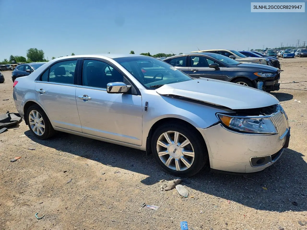 2012 Lincoln Mkz VIN: 3LNHL2GC0CR829947 Lot: 59625776