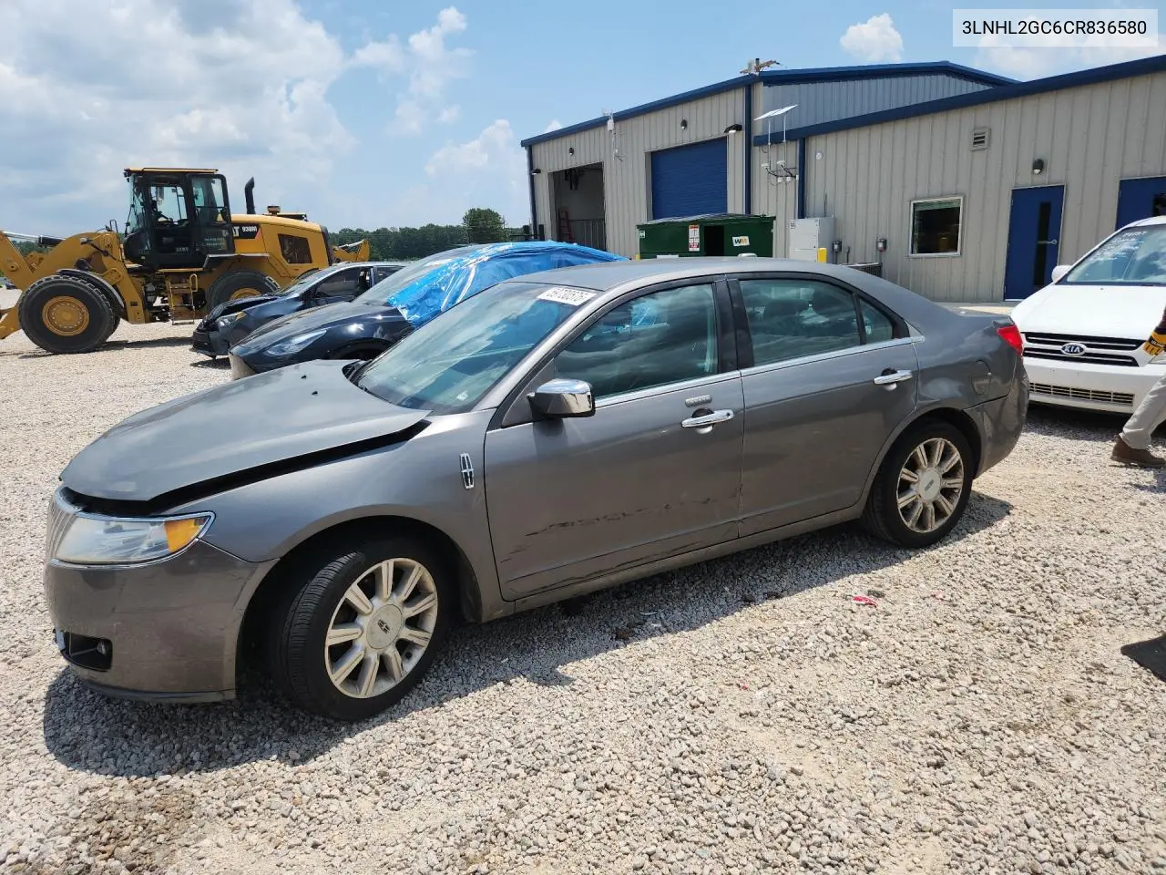 2012 Lincoln Mkz VIN: 3LNHL2GC6CR836580 Lot: 59730576