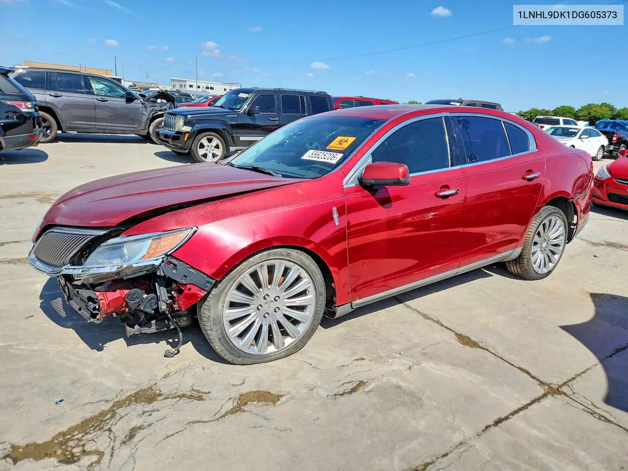 2013 Lincoln Mks VIN: 1LNHL9DK1DG605373 Lot: 55625206