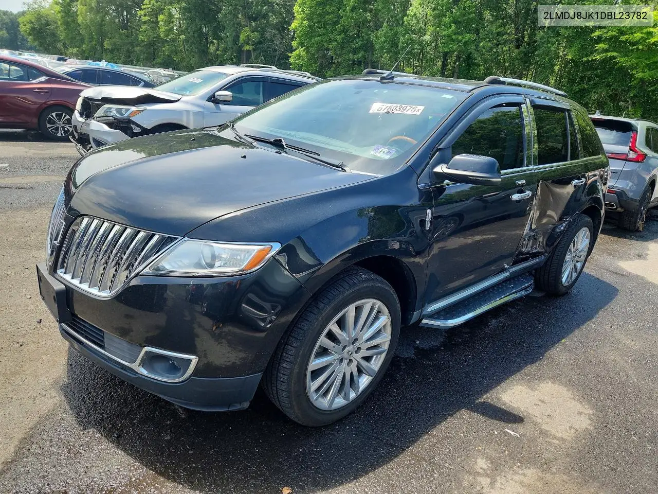 2013 Lincoln Mkx VIN: 2LMDJ8JK1DBL23782 Lot: 57893976