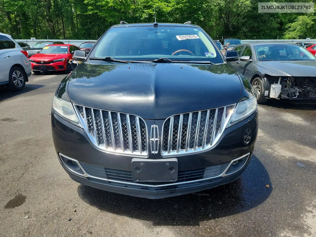 2013 Lincoln Mkx VIN: 2LMDJ8JK1DBL23782 Lot: 57893976