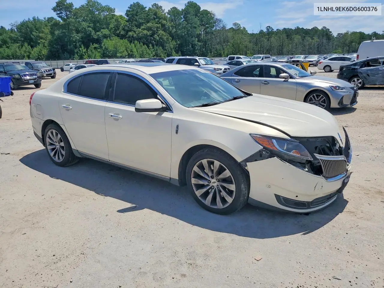 2013 Lincoln Mks VIN: 1LNHL9EK6DG600376 Lot: 58323416