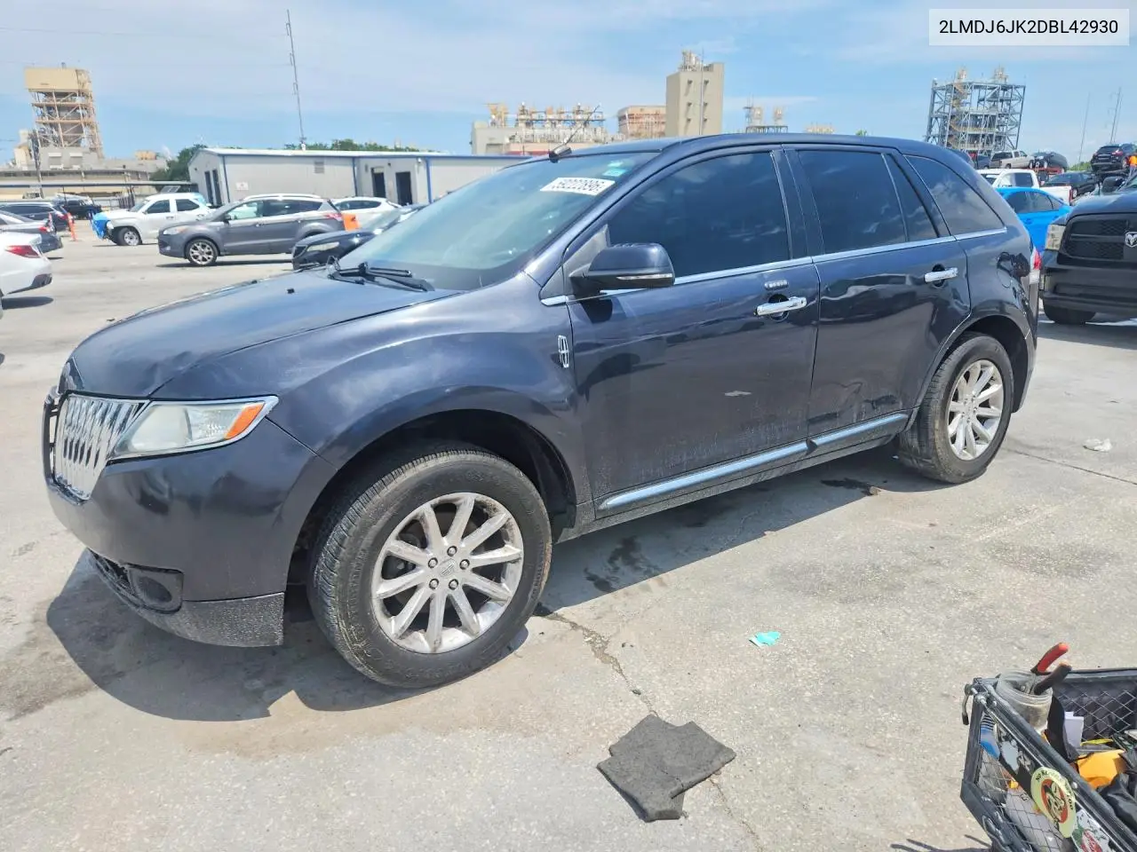 2013 Lincoln Mkx VIN: 2LMDJ6JK2DBL42930 Lot: 59222896