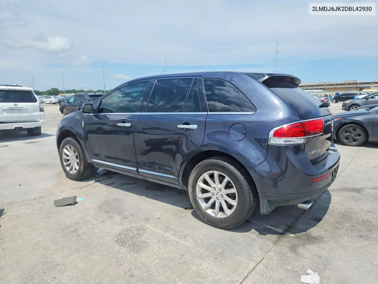 2013 Lincoln Mkx VIN: 2LMDJ6JK2DBL42930 Lot: 59222896
