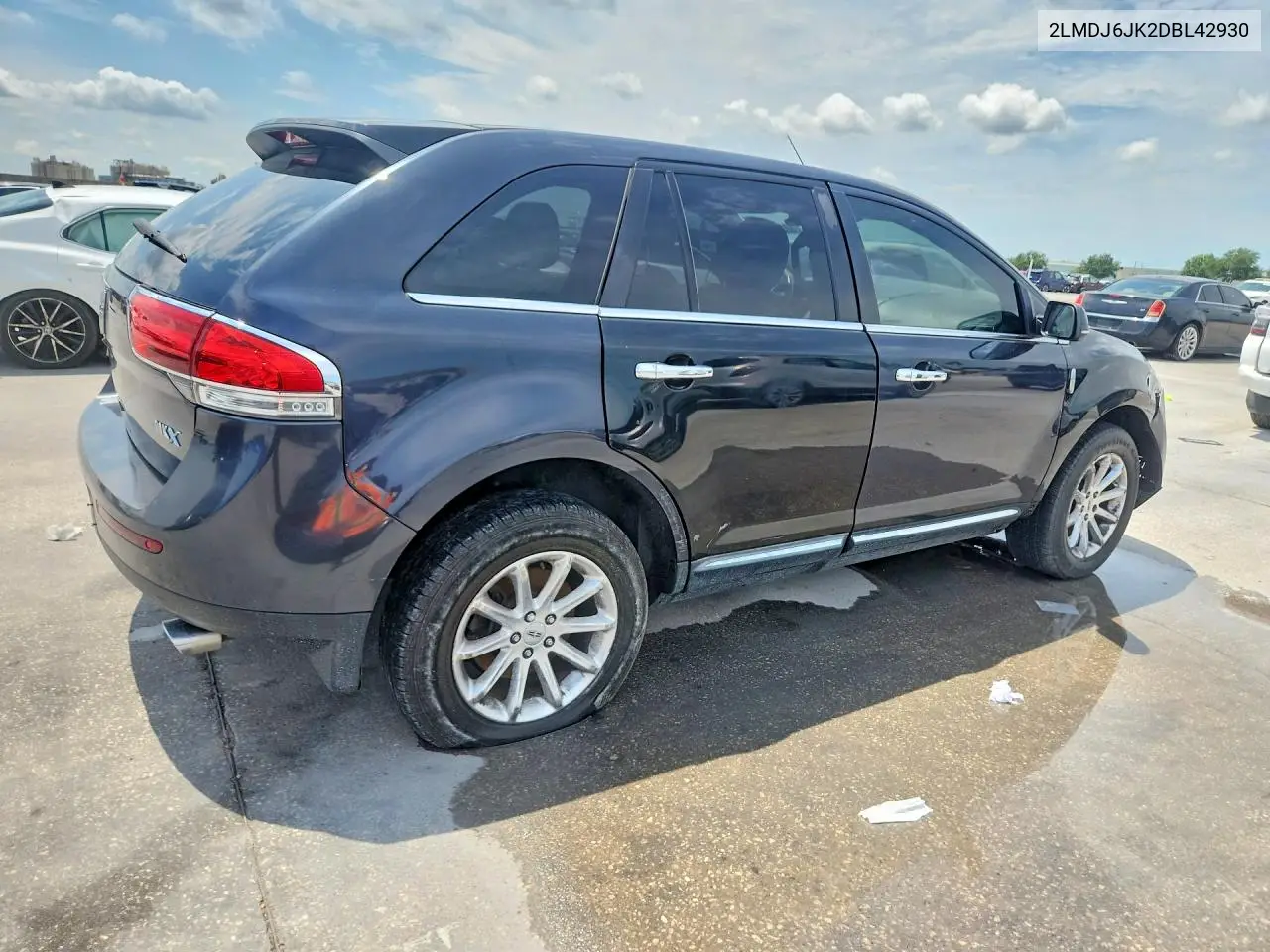 2013 Lincoln Mkx VIN: 2LMDJ6JK2DBL42930 Lot: 59222896