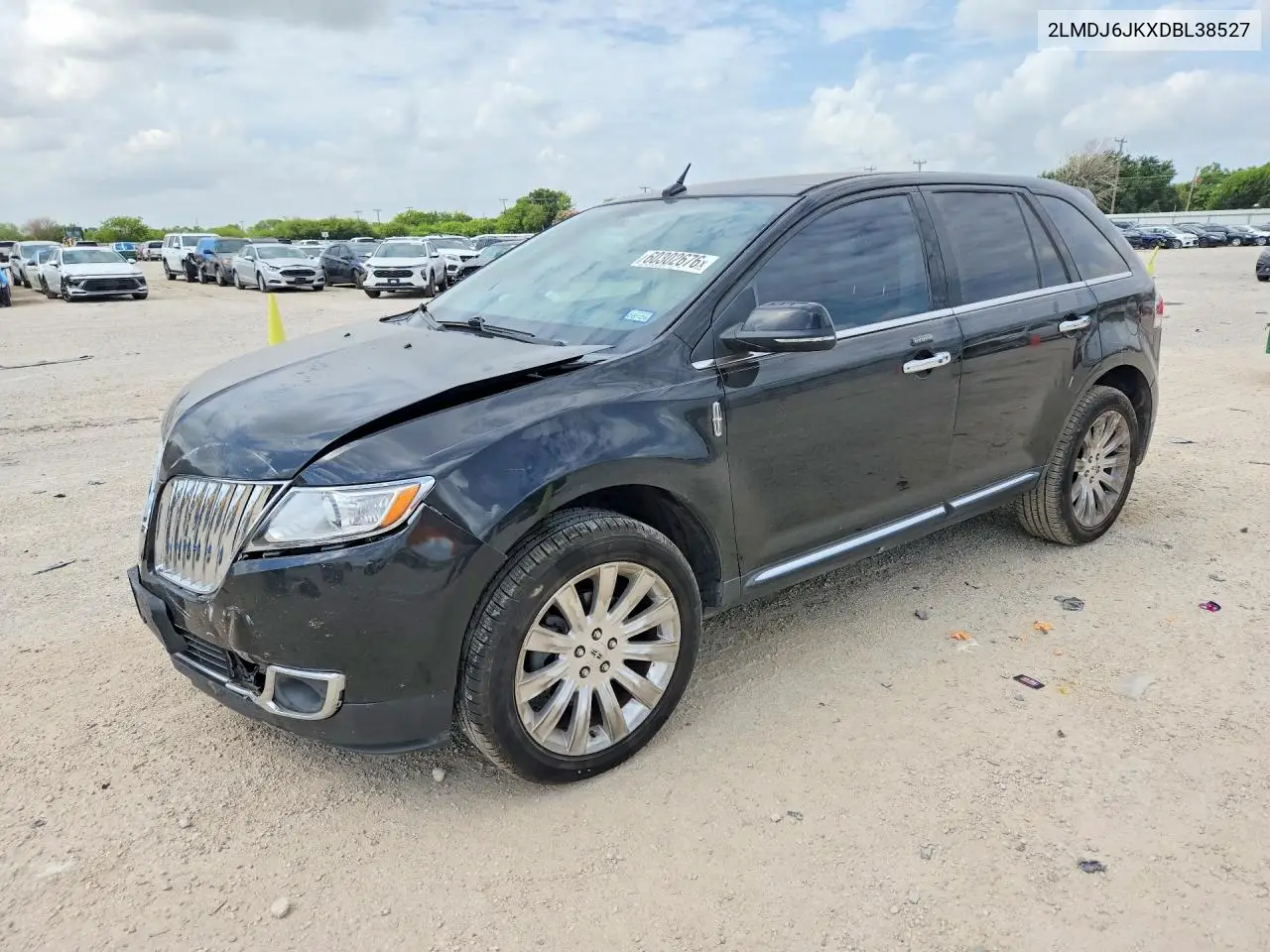 2013 Lincoln Mkx VIN: 2LMDJ6JKXDBL38527 Lot: 60302676