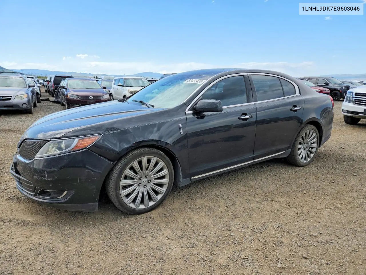 2014 Lincoln Mks VIN: 1LNHL9DK7EG603046 Lot: 53127436