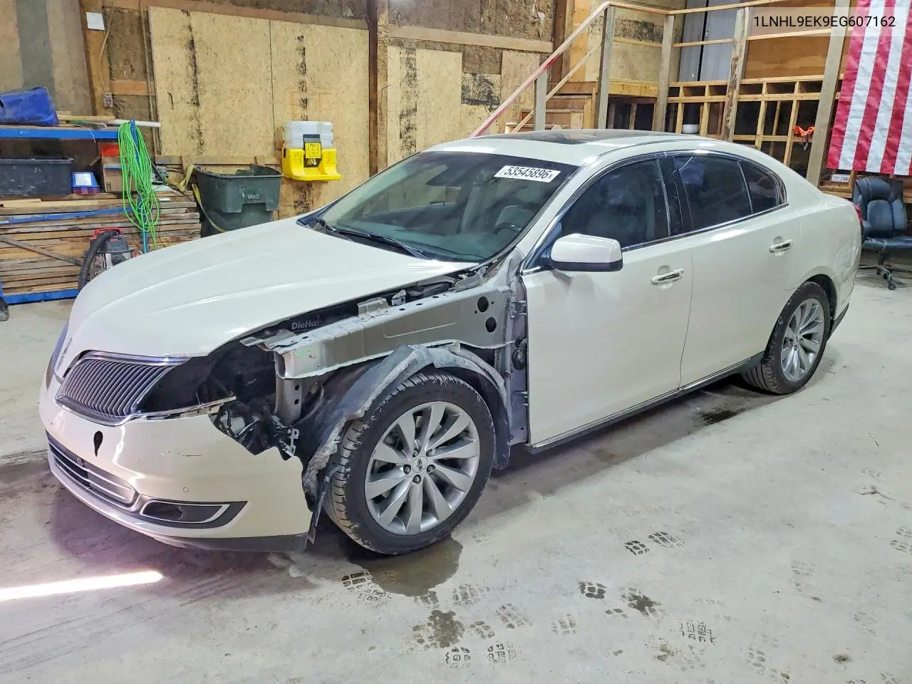 2014 Lincoln Mks VIN: 1LNHL9EK9EG607162 Lot: 53545896