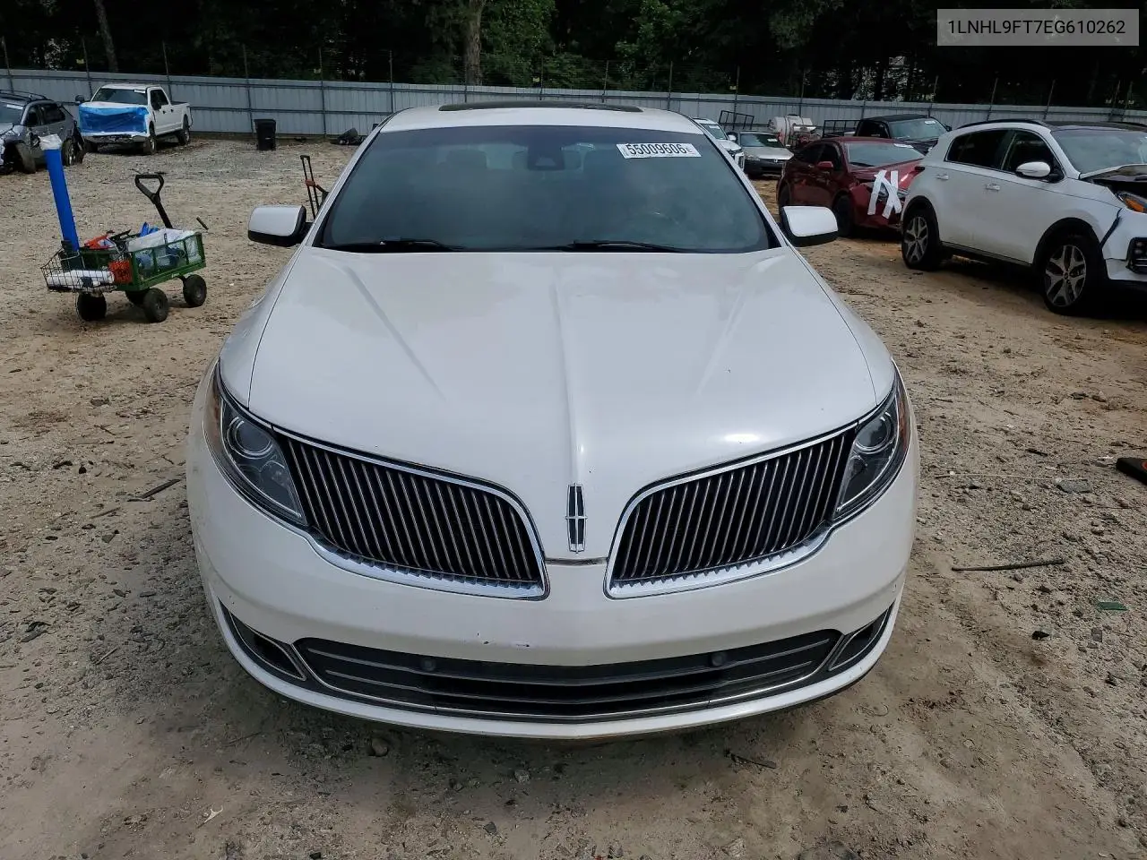 2014 Lincoln Mks VIN: 1LNHL9FT7EG610262 Lot: 55009606