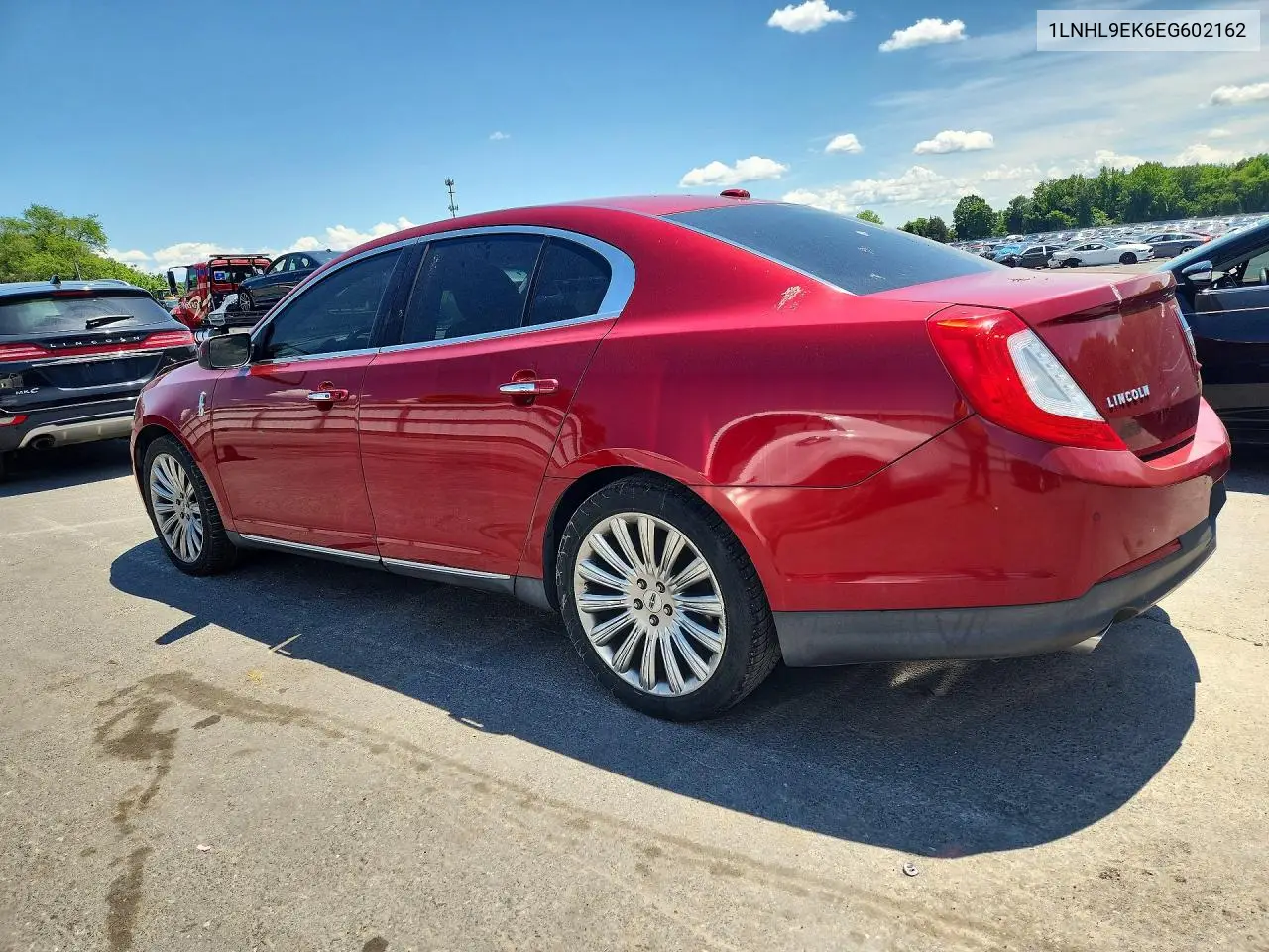 2014 Lincoln Mks VIN: 1LNHL9EK6EG602162 Lot: 55082536