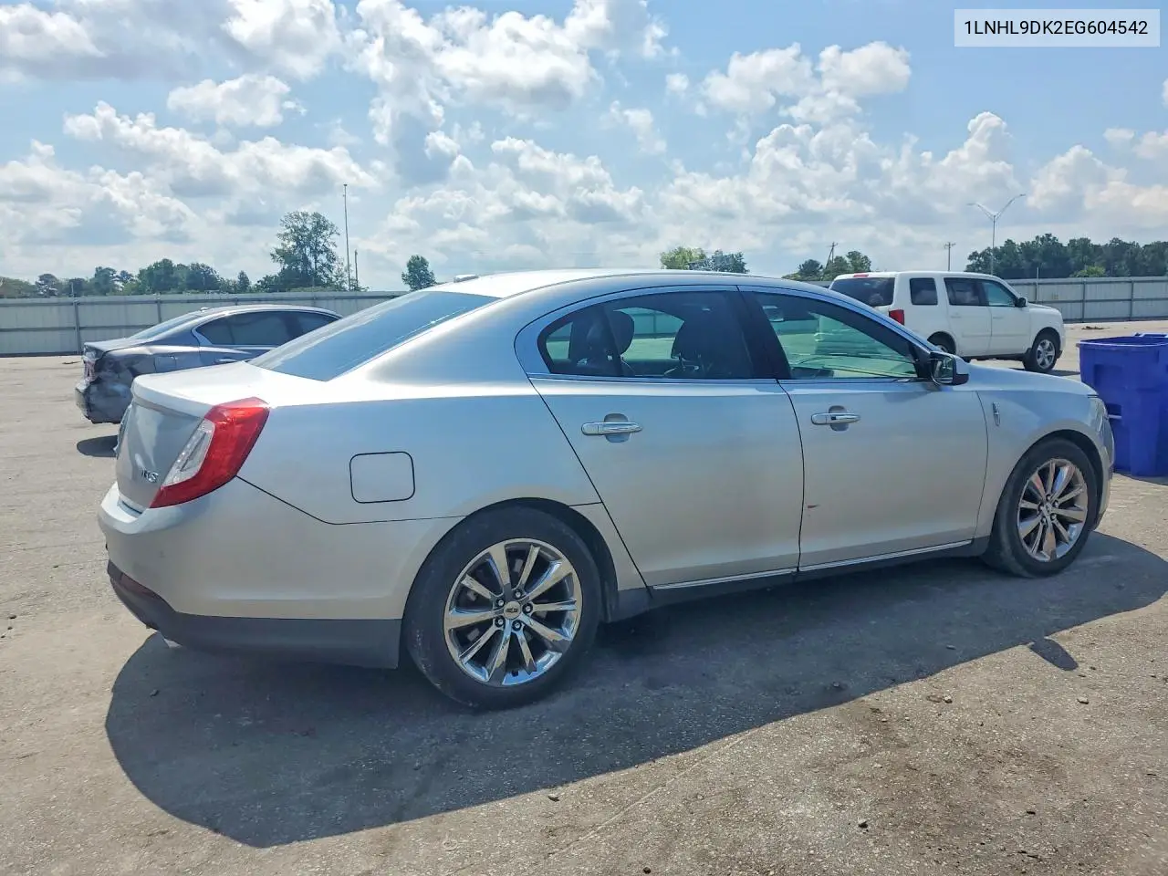 2014 Lincoln Mks VIN: 1LNHL9DK2EG604542 Lot: 57185116