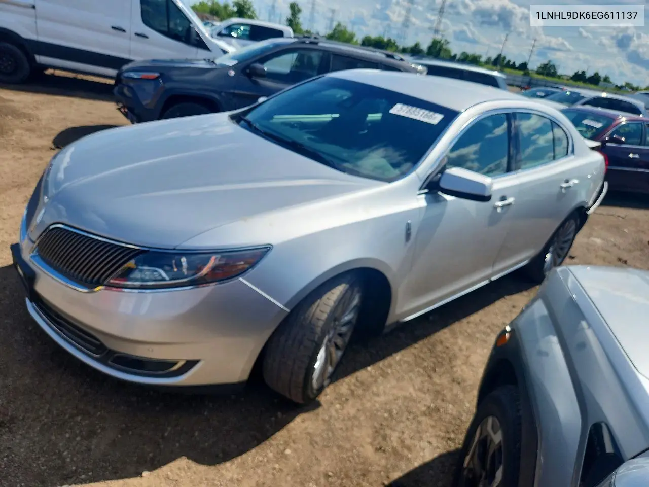 2014 Lincoln Mks VIN: 1LNHL9DK6EG611137 Lot: 57885166