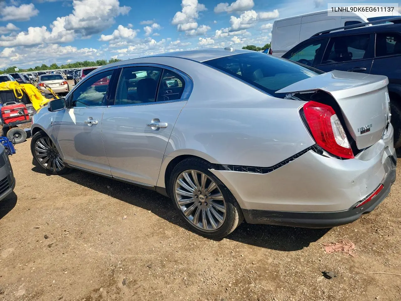 2014 Lincoln Mks VIN: 1LNHL9DK6EG611137 Lot: 57885166