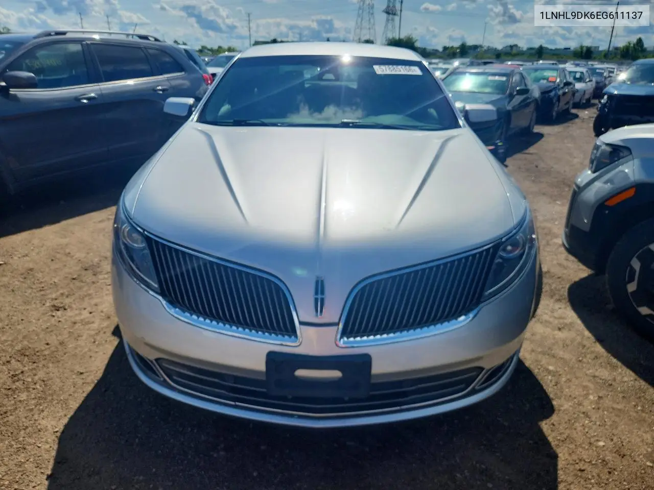 2014 Lincoln Mks VIN: 1LNHL9DK6EG611137 Lot: 57885166