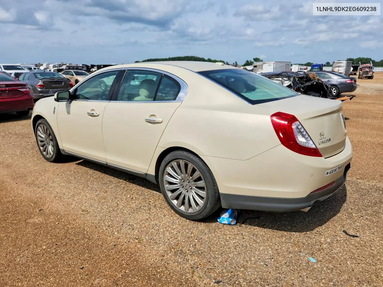 2014 Lincoln Mks VIN: 1LNHL9DK2EG609238 Lot: 58011946