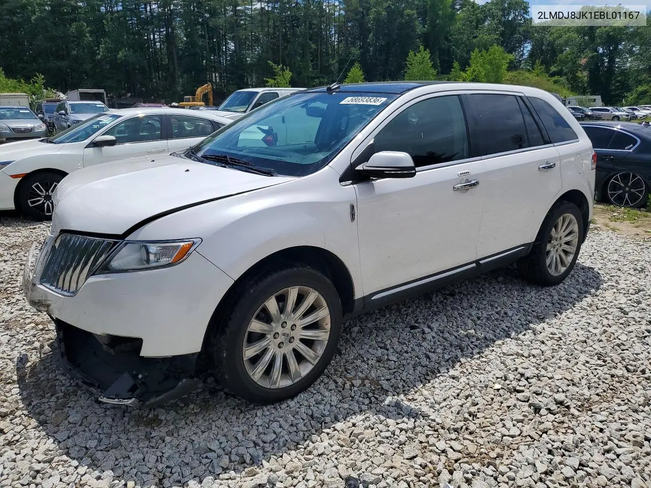 2014 Lincoln Mkx VIN: 2LMDJ8JK1EBL01167 Lot: 58693836