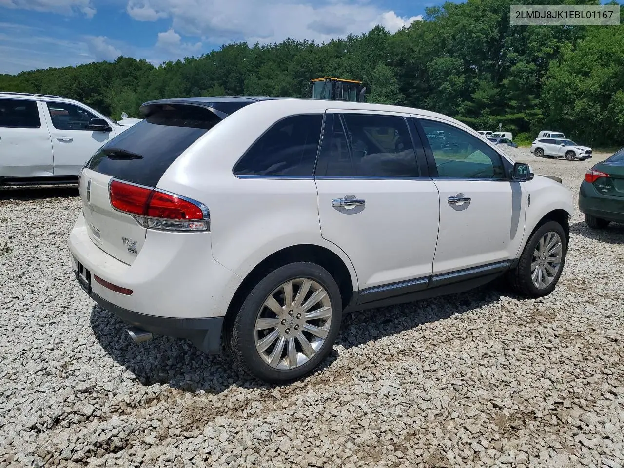 2014 Lincoln Mkx VIN: 2LMDJ8JK1EBL01167 Lot: 58693836